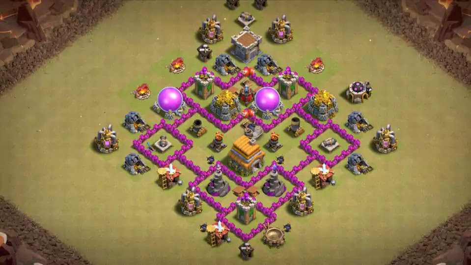 Protect Your Trophies with this Town Hall 6 War Base