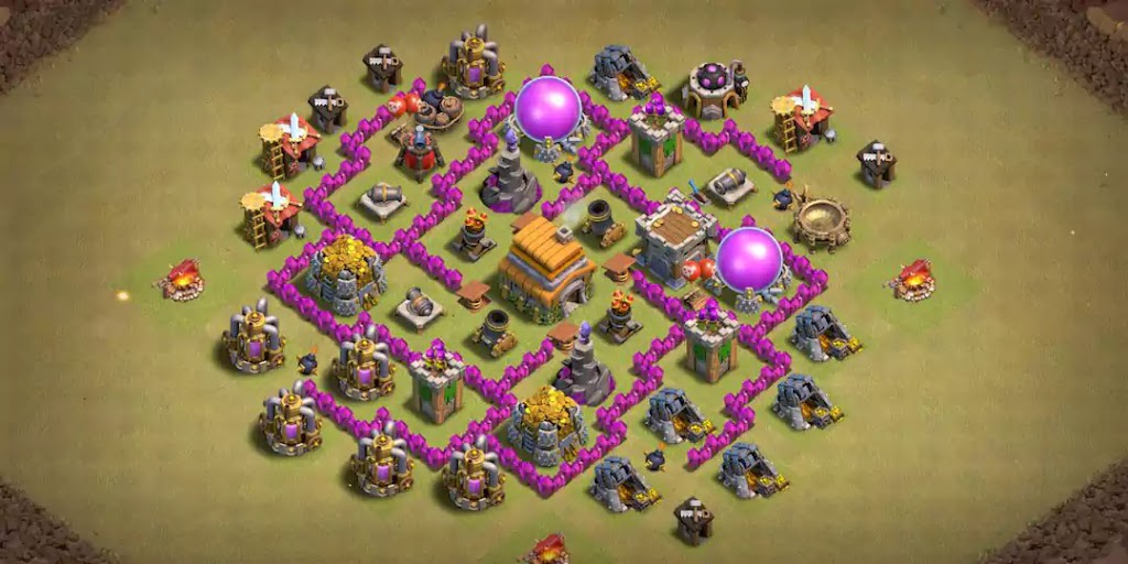 Best TH6 War Base to Defend Your Village