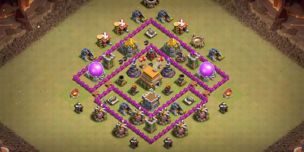 Ultimate Town Hall 6 War Base Strategy