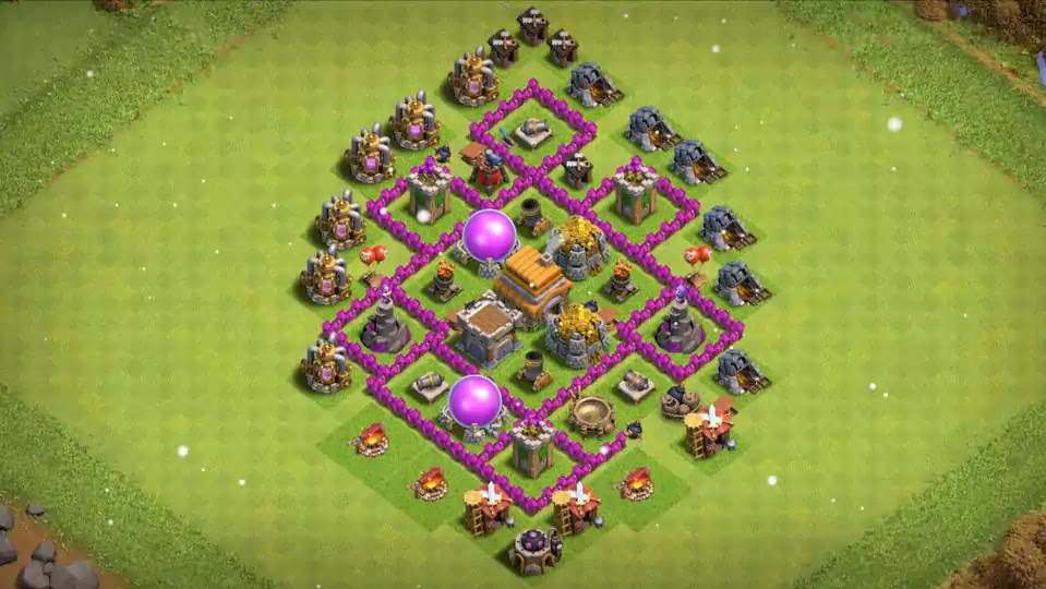 Protect Your Resources with this Town Hall 6 Farming Base