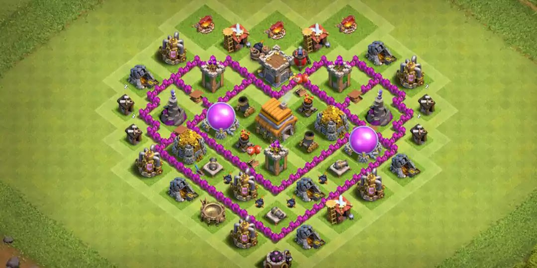 Strong Town Hall 6 Farming Base Layout for COC