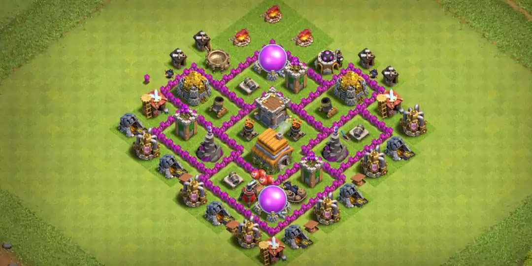 Protect Your Resources with this Town Hall 6 Farming Base