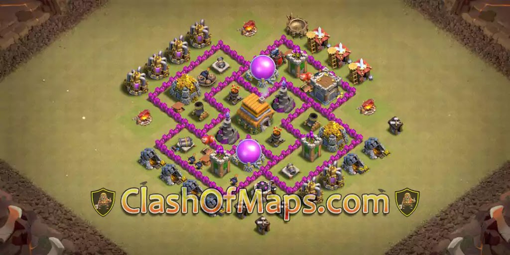 Ultimate Town Hall 6 Trophy Base Strategy