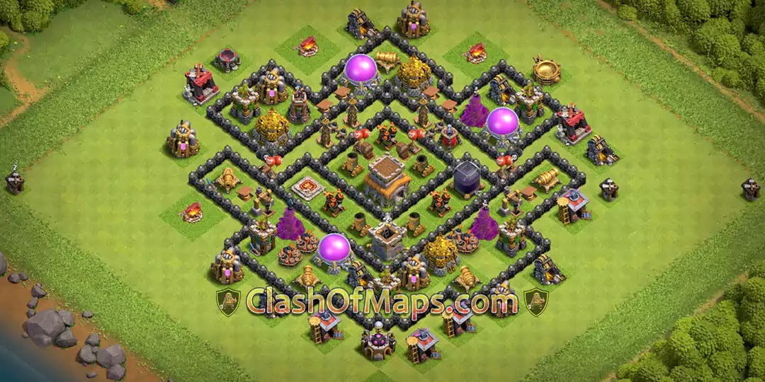 The Ultimate Anti-Raid Th8 base W/Copy link: Town Hall 8