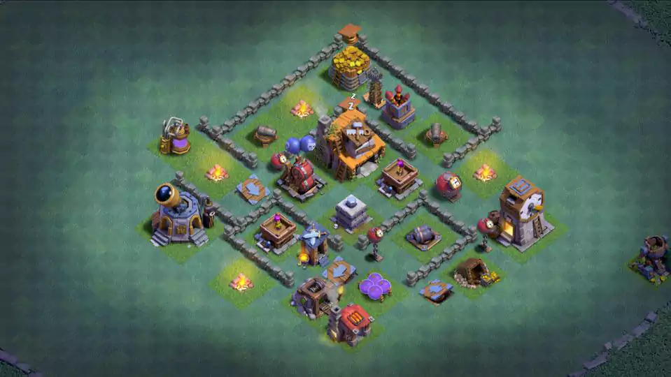 BEST!!! Bh4 War Base With COPY LINK – Anti Giant | Anti Dragon – Builder Hall 4