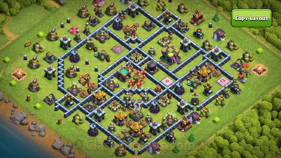 COC TH14 Farming Base Design