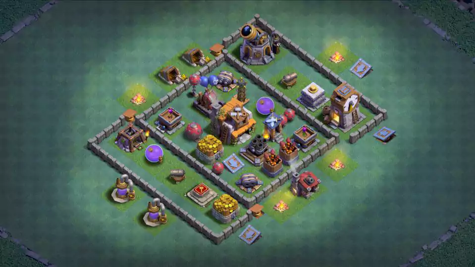 Updated Builder Hall 5 Base Layouts for Maximum Defense