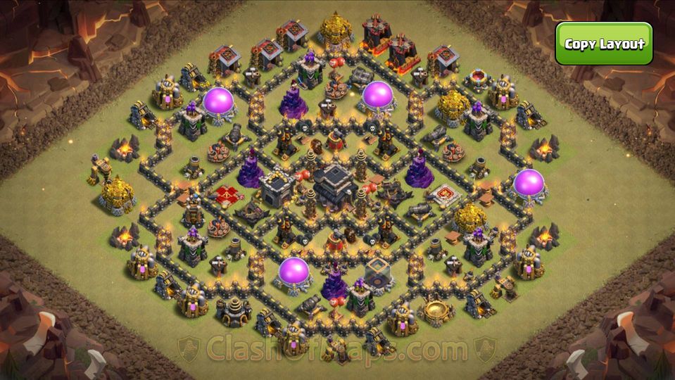 Best TH9 War Base Copy Links for 2024