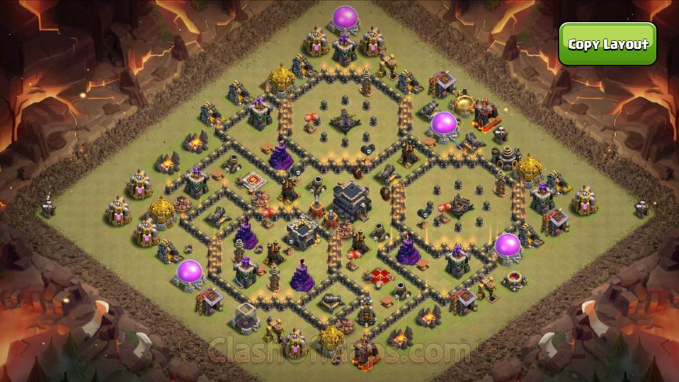 Unbeatable Town Hall 9 War Base