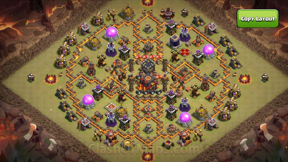 Clash of Clans Town Hall 10 War Base Design