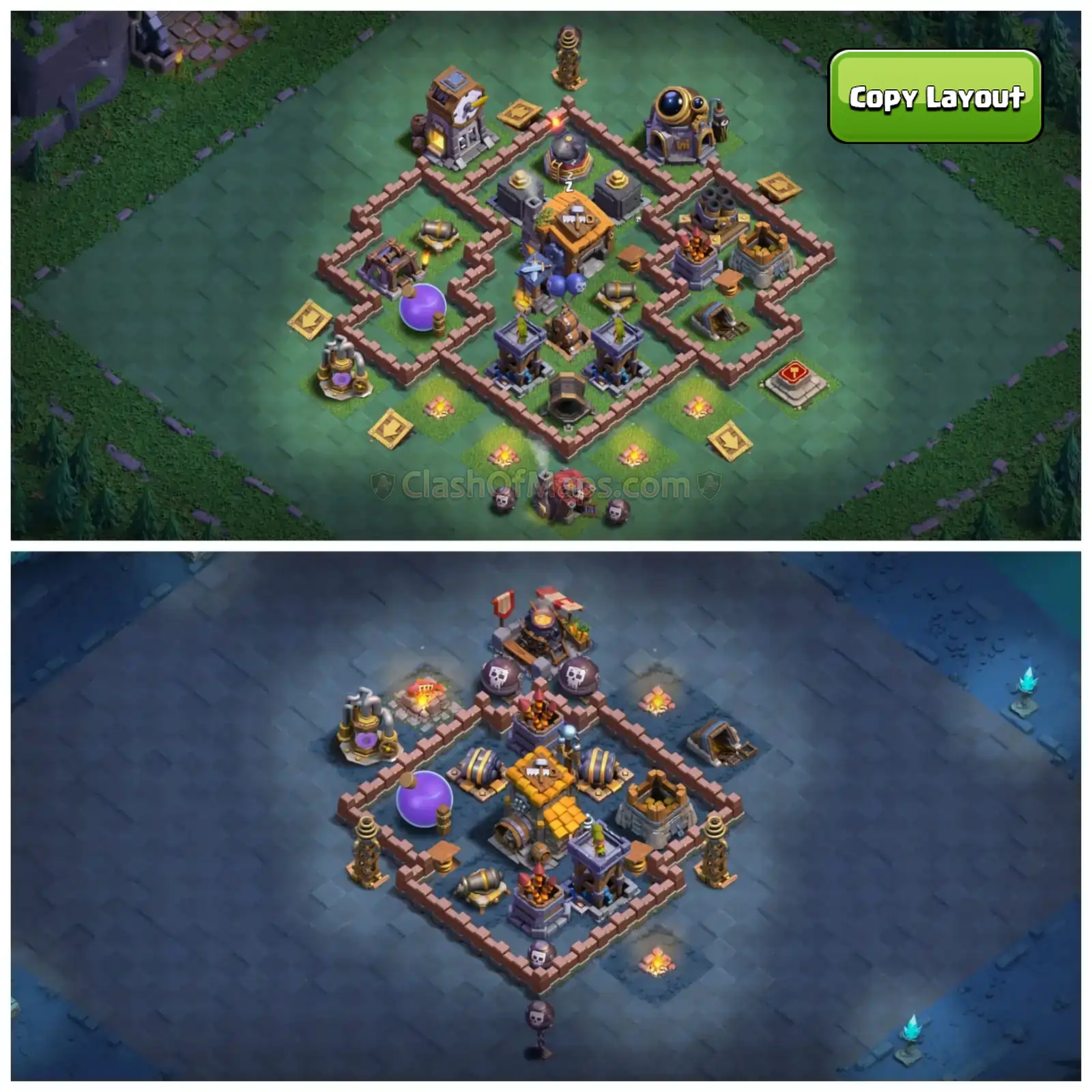 Clash of Clans Builder Hall 7 Base link: Stop Every Attack