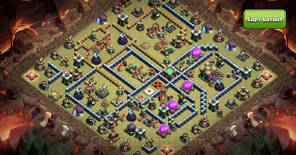 Clash of Clans TH14 War Base Copy Link – Stop 3-Star Attacks Instantly