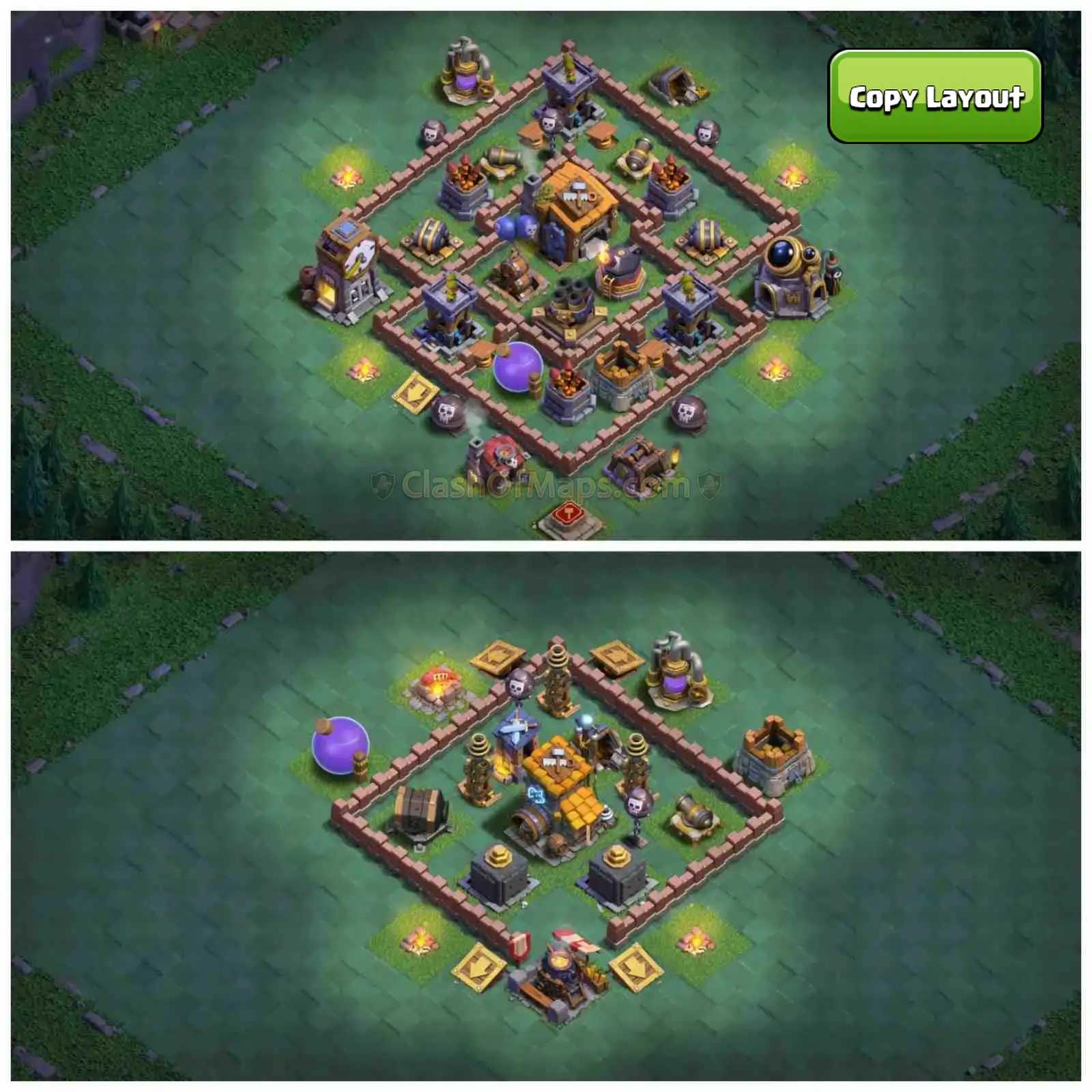 Top Defensive Builder Hall 7 Base link to Win More Versus Battles