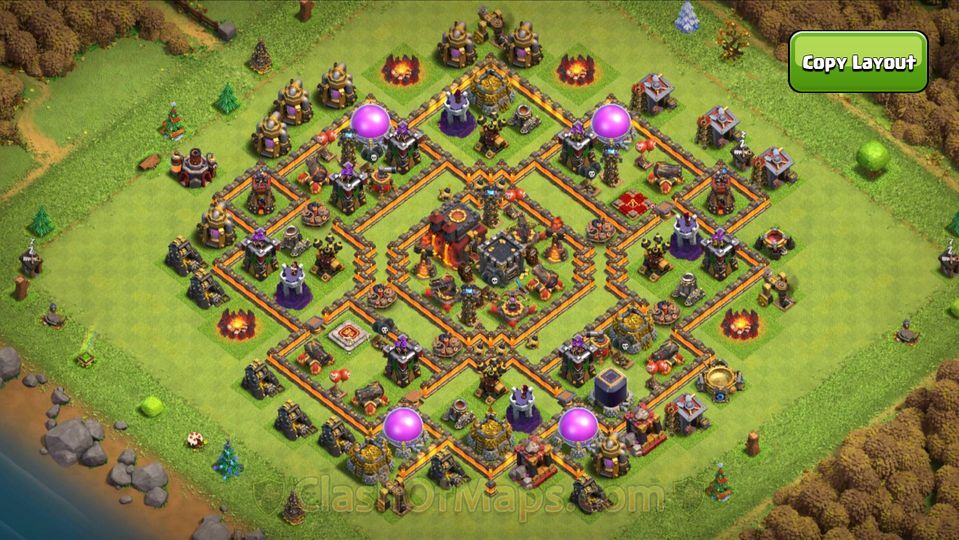 Best Anti-2 Star TH10 Trophy Base link Protect Your Rank