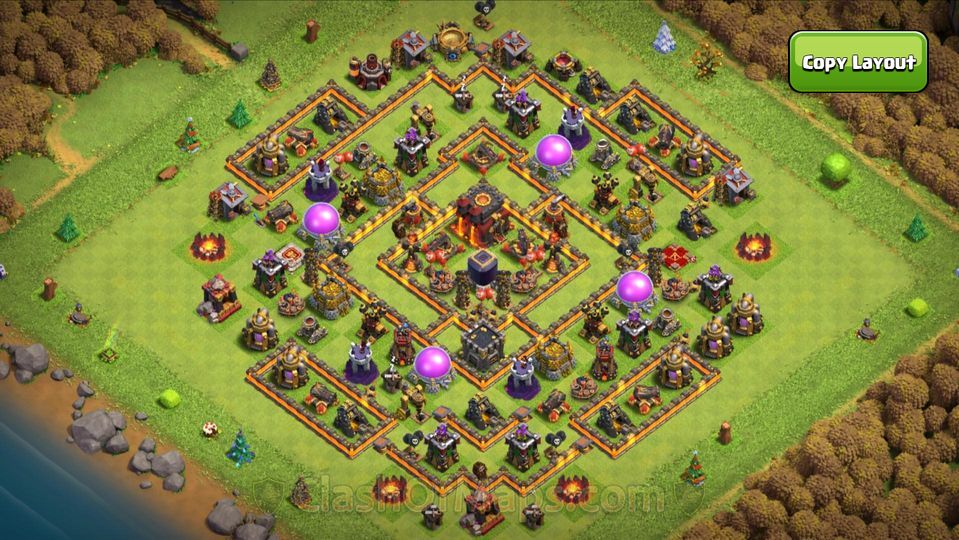 Anti-2 Star Town Hall 10 Base Copy Link