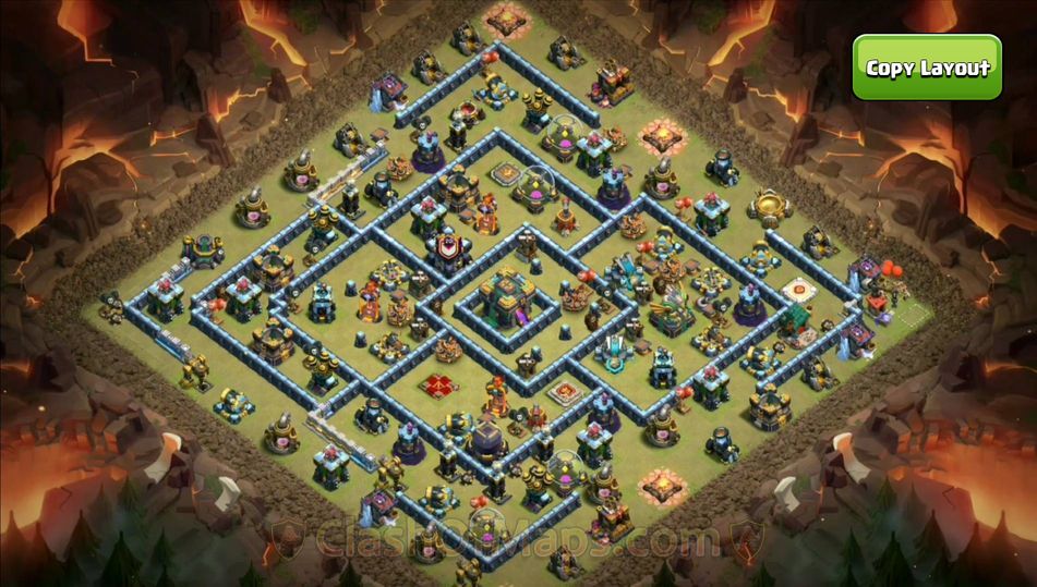 Best Anti-3 Star TH14 War Base Layouts – Copy Link Included