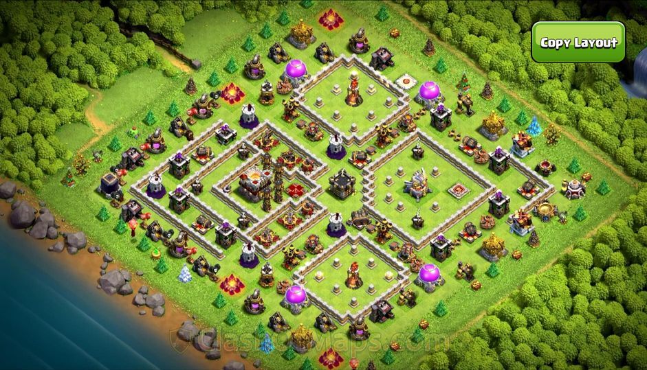 Best Town Hall 11 Trophy Base Designs with Copy Link