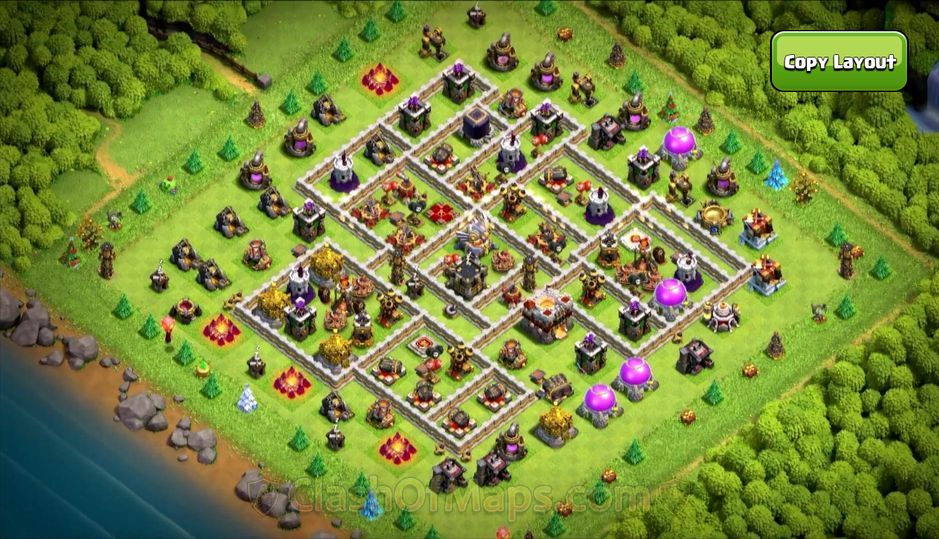 Defend Your TH11 base with These Trophy Design