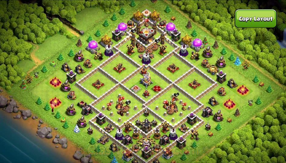 Best Anti-3 Star TH11 Trophy Base Layouts