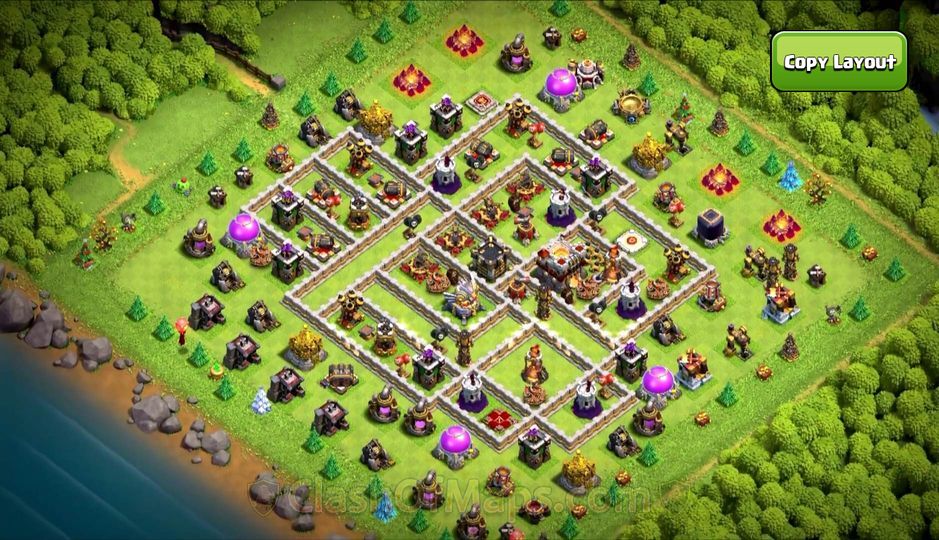 Strongest Town Hall 11 Trophy Base Layout