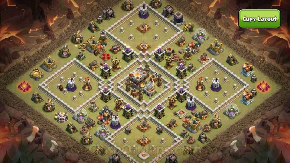 Town Hall 11 War Base Copy Link