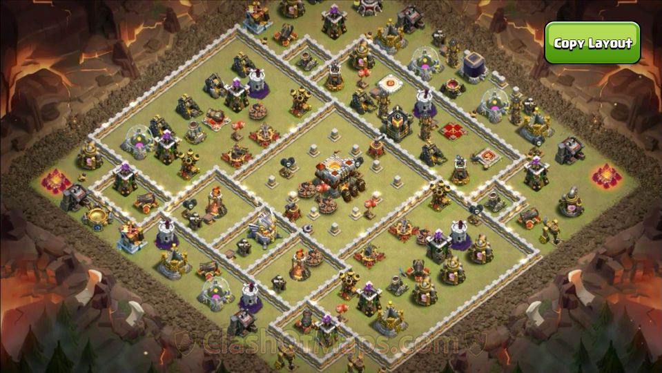 Clash of Clans TH11 War Base link Designs – Copy Link Included