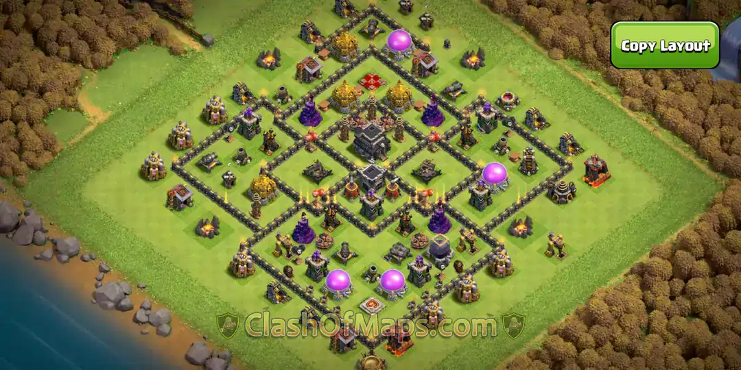 TH9 Trophy Base: Proven Layouts enhance Defense