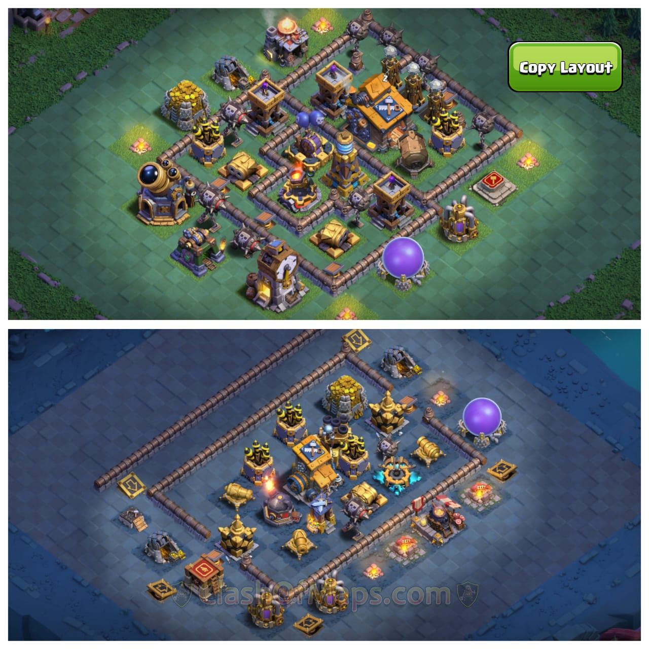 Best Builder Hall 10 Trophy Base Copy Link