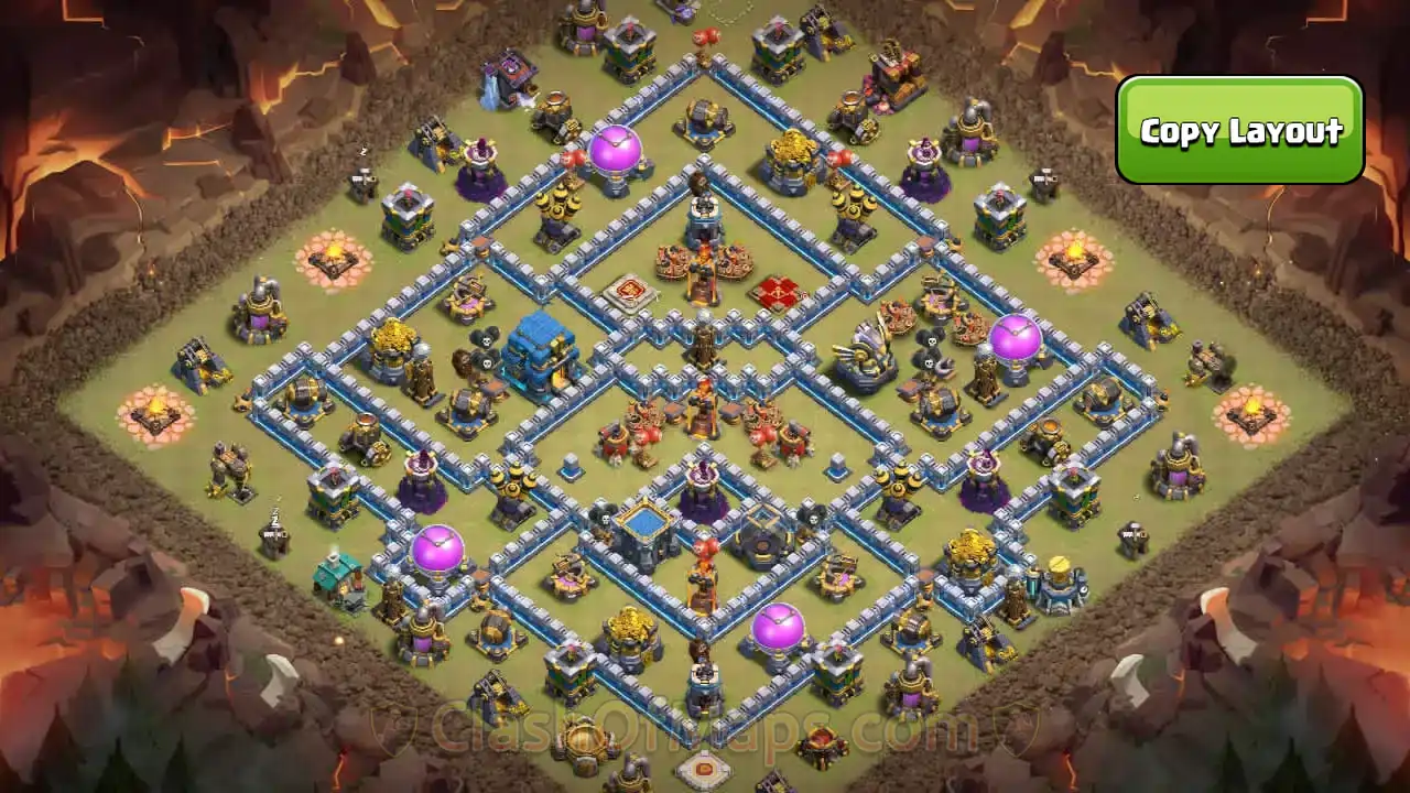 Winning TH12 War Base Designs – Copy Link for Strong Defense