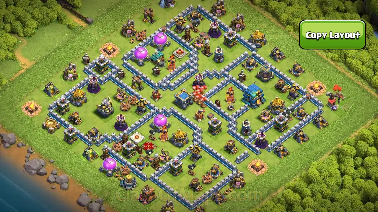 Top TH12 Farming Base Layout