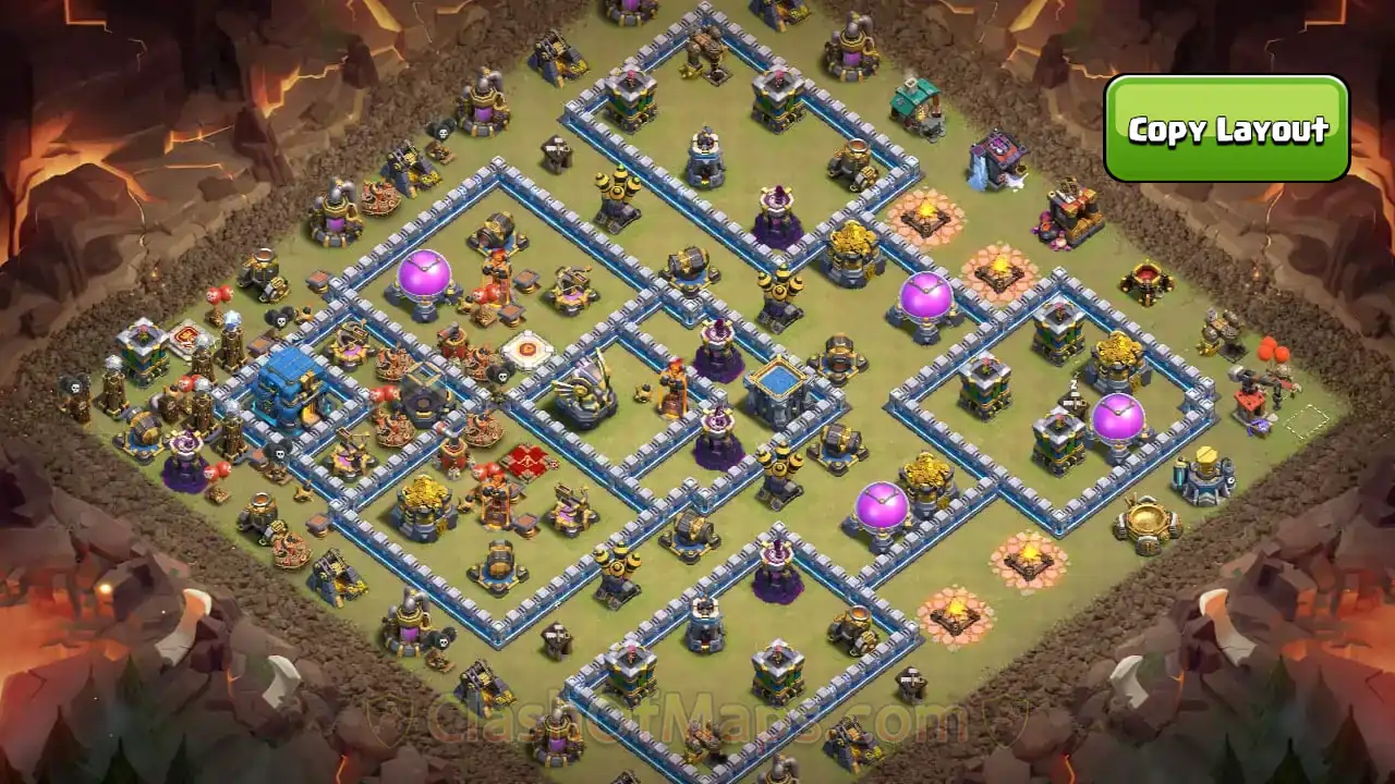 Winning TH12 War Base Link – for Strong Defense