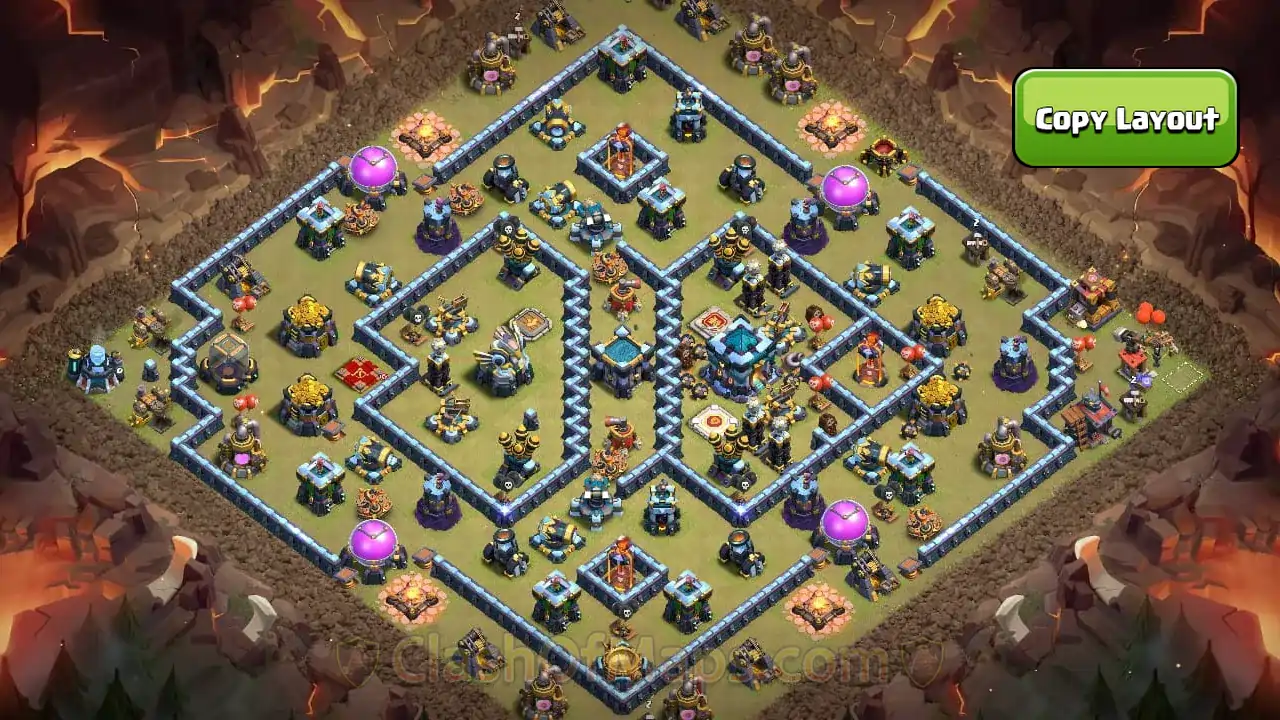 Clash of Clans TH13 War Base Copy Link