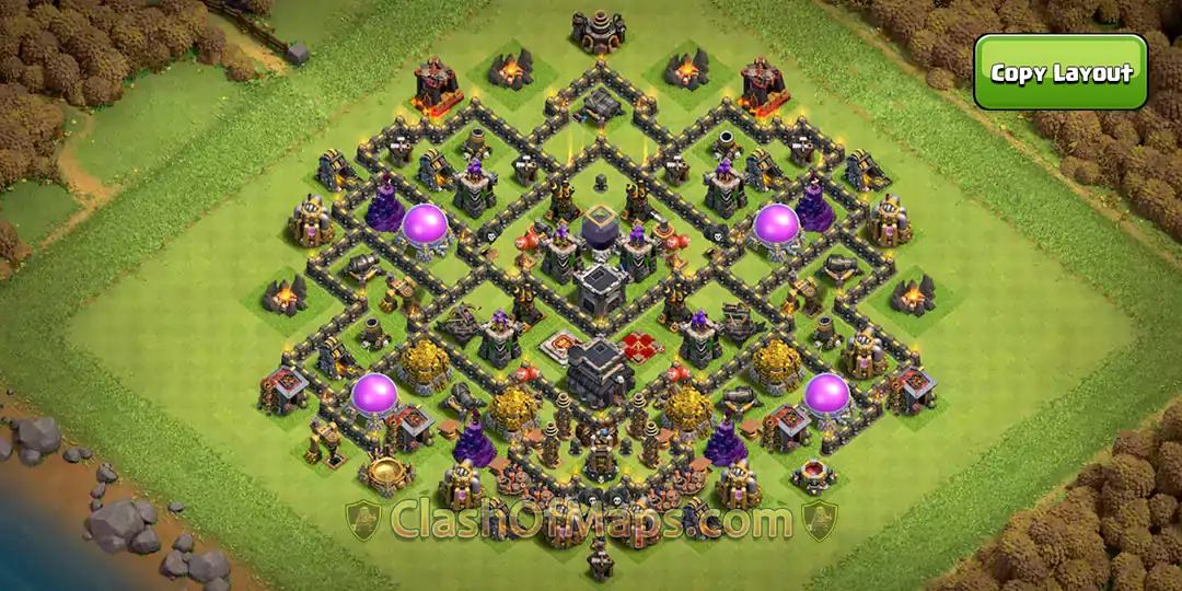 TH9 Farming Base Copy Link